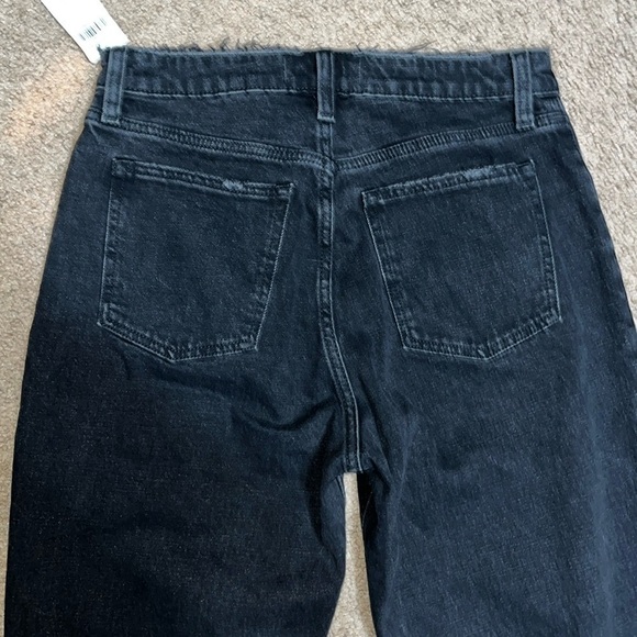 Abercrombie & Fitch Curve Love Skinny High Rise Jeans Black Destroy Denim 27 4L - Picture 6 of 9